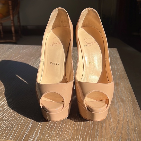 Christian Louboutin Lady Peep 150 mm Nude 36.5 - Picture 5 of 15
